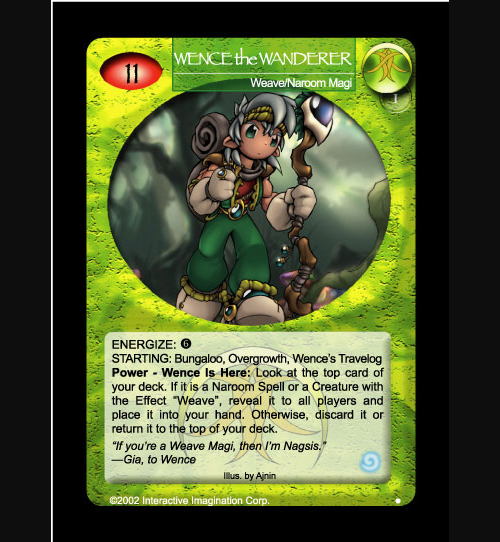 Wence the Wanderer - Weave